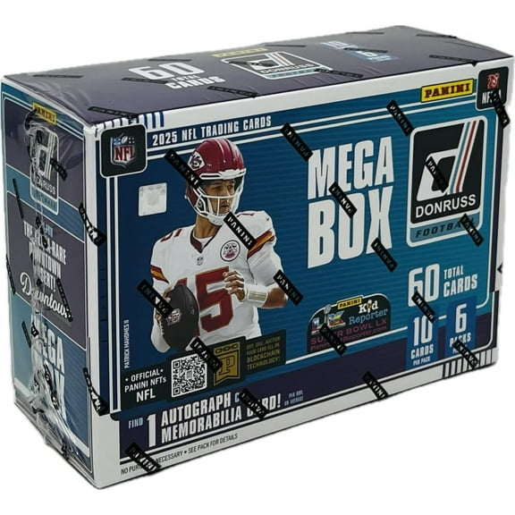2025 Panini Donruss Football Mega Box (Blue Scope Parallels)
