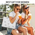 thumbnail image 5 of Large Capacity Tote Bag,Halloween Spider Web Pattern Handbag Fashion Luxury Tote Bag,15.7"x13"x 5.1" Inches,Laptop Compatible, 5 of 6