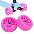 thumbnail image 2 of TIELUTT Light Up Scooter Wheel for 3 Wheeled Kid Scooter Wheel Replacement Kick Scooter Wheels LED Kids Bike Lights Front and Back Cargo Bike Rear Bike Wireless Speedometer for Bike Lights for Bike, 2 of 5