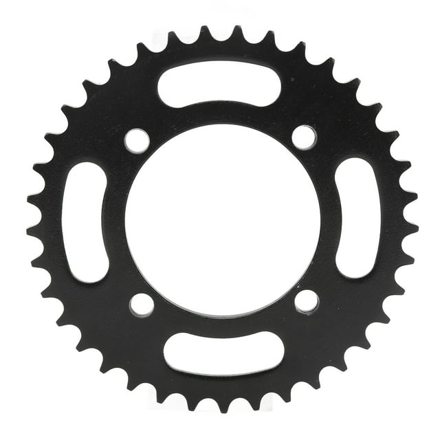 420 Chain Rear Sprocket, Carbon Steel 37T Rear Sprocket Rust Resistant Stable Performance 76mm For 50 To 190cc Pit Dirt Bike
