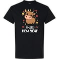 thumbnail image 3 of Inktastic Happy New Year Cute Ox T-Shirt, 3 of 5