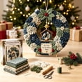 thumbnail image 5 of 3D Fabric Poke Wreath DIY Kit, Christmas Wreath DIY Kit for Adults, Art Craft Kit, Beginner-Friendly Holiday Wreath Making Kit & Door Decor, 5 of 6