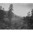 thumbnail image 2 of OSullivan, Timothy H 24x20 Black Ornate Wood Framed with Double Matting Museum Art Print Titled - Cooleys Park-Sierra Blanca Range-Arizona, 2 of 4