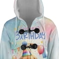 thumbnail image 4 of Happy Birthday Cute Puppy Mastiff with Cake Gifts Party Hat All Over Print 3D Hooded Duffle Toggle Coat Mastiffs Dog Lover Gifts Idea - 00029, 4 of 6
