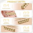 thumbnail image 3 of 2 Pcs Encanto para Agujetas para Zapatillas, Broches Decorativos para Agujetas para Zapatos Casual de Mujeres, Plata (Cinco Anillos), 3 of 7