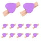 thumbnail image 3 of 50 pinzas de madera con forma de corazón, bonitas pinzas pequeñas para fijar fotos y cuadros (morado)., 3 of 7
