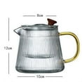 thumbnail image 3 of jifeng Glass Teapot Removable Safe Capacity Borosilicate Heatable Glass Teapot for Cook 500ML, 3 of 8