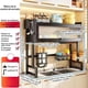 thumbnail image 3 of Escurridor de Platos de Gran Capacidad de 2 Niveles con Puerta, Escurreplatos para Escurridor sobre Fregadero (Black, 85cm), 3 of 9