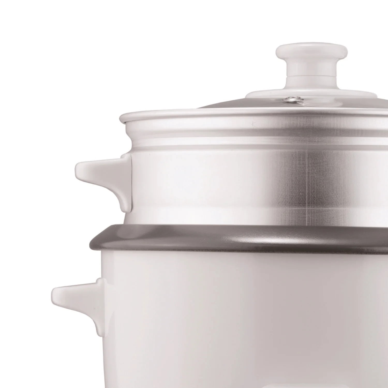 Brentwood TS-380S 10-Cup Uncooked/20-Cup Cooked Rice Cooker and Food Steamer, White