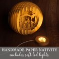 thumbnail image 2 of Paper Light Up Nativity Scene Indoor with LED Light for Tabletop, Christmas Jesus Decorations, Christian Gifts for Women, Religious Gifts, 2 of 9