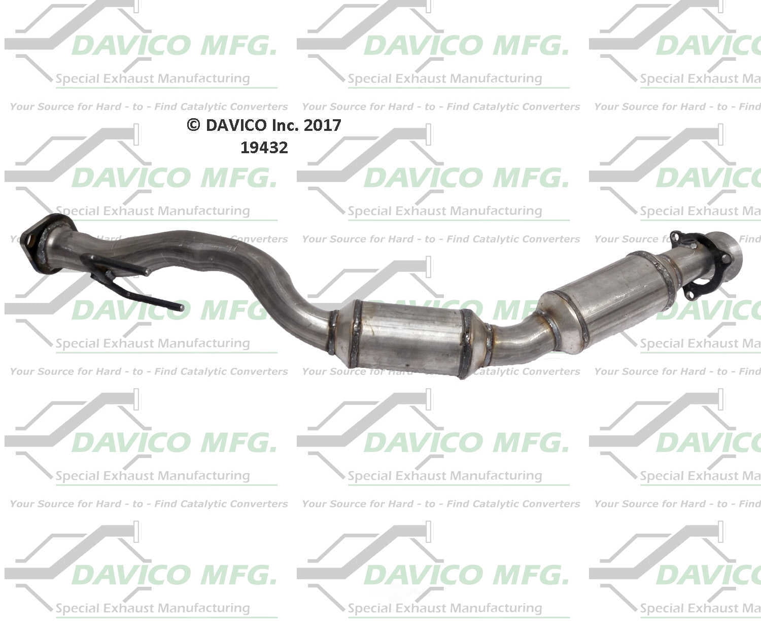 Davico Mfg 19432 Direct-Fit Catalytic Converter