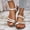 White, variant on Women Strappy Flat Sandals Gladiator Dressy Ankle Strap Summer Vacation Comfort Leather Ladies Casual Party Trendy White 9(42)