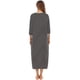 thumbnail image 3 of Minnieouse Poliéster Mujer Vestido de noche Cuello Manga larga Otoño Invierno Cardigan Oficina Ropa de dormir Ropa de dormir Negro M Type2 NO2, 3 of 6