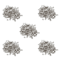 thumbnail image 1 of 1000X Copper 8mm Silver Round Cone Punk Decoration Silver, 1 of 5