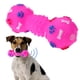 thumbnail image 4 of Kuymtek Para Con Forma Mancuerna Punteada para Squeeze Squeaky Pet Chew Toy (Rose Red), 4 of 9