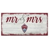 Colorado Rapids 6'' x 12'' Mr. & Mrs. Script Sign