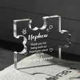 thumbnail image 5 of Funnli Nephew Gifts From Auntie Uncle Acrylic Plaque - Nephew Birthday Gifts 3.35 X 2.76 Inch Desk Decorations - Graduation Fathers Day Wedding Birthday Card Gifts For Nephew From Aunt, 5 of 6