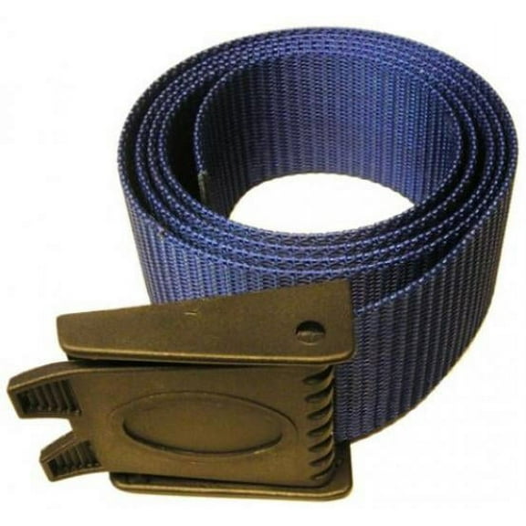 Storm 60in Weight Belt with Plastic Buckle for Freediving and Scuba Divers- Blue
