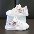 thumbnail image 2 of Zapatos blancos para niños, zapatillas planas informales de cuero de caña baja para niñas de 3 a 12 años, zapatillas de estilo coreano para primavera, 2 of 5