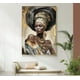 thumbnail image 1 of Cuadro Mujer Africana Moderno En Canvas Opción De Marco Hd, 1 of 4