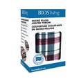 thumbnail image 3 of BIOS Living 57107 Micro Plush Electric Throw (Linen Plaid), 3 of 3