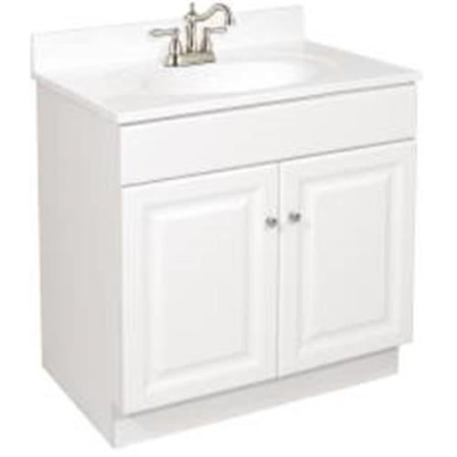 30 x 18" Wyndham Bathroom Vanity Ready To Assemble, 2 Door