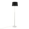 thumbnail image 6 of March Contemporary Floor Lamp in White Marble and Nickel with Black Linen Shade by LumiSource, 6 of 7