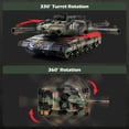 thumbnail image 2 of Supdex 1:24 RC Tank – 330° Rotating Turret, Smoke, Light & Sound Effects, Rechargeable, Climbing 40° Ramp, Remote Control Toy Gift for Kids Age 6+, 2 of 6