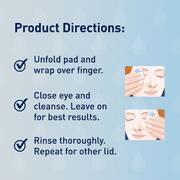 (3 pack) OCuSOFT Lid Scrub Original Eyelid Cleanser, 30 Count