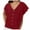 Wine, variant on Women Summer Tops Women's New Summer V Neck Casual Fashion Women's Top T Shirt Women Comfort Shirts Winter Items for Ladies Tee Womens Stretch Long Sleeve Tops Womens Top Layer Shirt Black 2XL