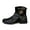 Black, variant on Moto Boots for Men Ankle Motorcycle Boots Fashion Zipper-up Leather Boots Mens  Casual Shoes Waterproof Motorcycle Boots Western Boots Plus Size