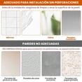 thumbnail image 4 of Tendedero Retractil Pared de Acero Inoxidable, Tendederos Retractiles para Interior y Exterior Ajustable y Retráctil, Diseño de Hebilla para Evitar la Flacidez, Antioxidación Línea Doble Gris (2), 4 of 4