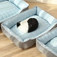 thumbnail image 5 of Cooling Dog Bed Summer Ice Feeling Cat Pet Pad Multi Use for Travel Automotive Seat Breathable Mat Washable Lightweight Convenient Versatile Blue S, 5 of 10