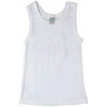 thumbnail image 2 of Jill and Jack Sleeveless Undershirts for Boys - Smooth Seamless Feel - Kids Undershirts Boys - White Undershirt -100% Cotton - 3 Pack (Size 16), 2 of 3