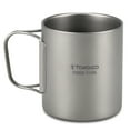 thumbnail image 1 of Copa de titanio TOMSHOO 220/350/450 / 600ml taza de agua de titanio de doble pared taza de té de caf Tomshoo Copa de titanio, 1 of 7