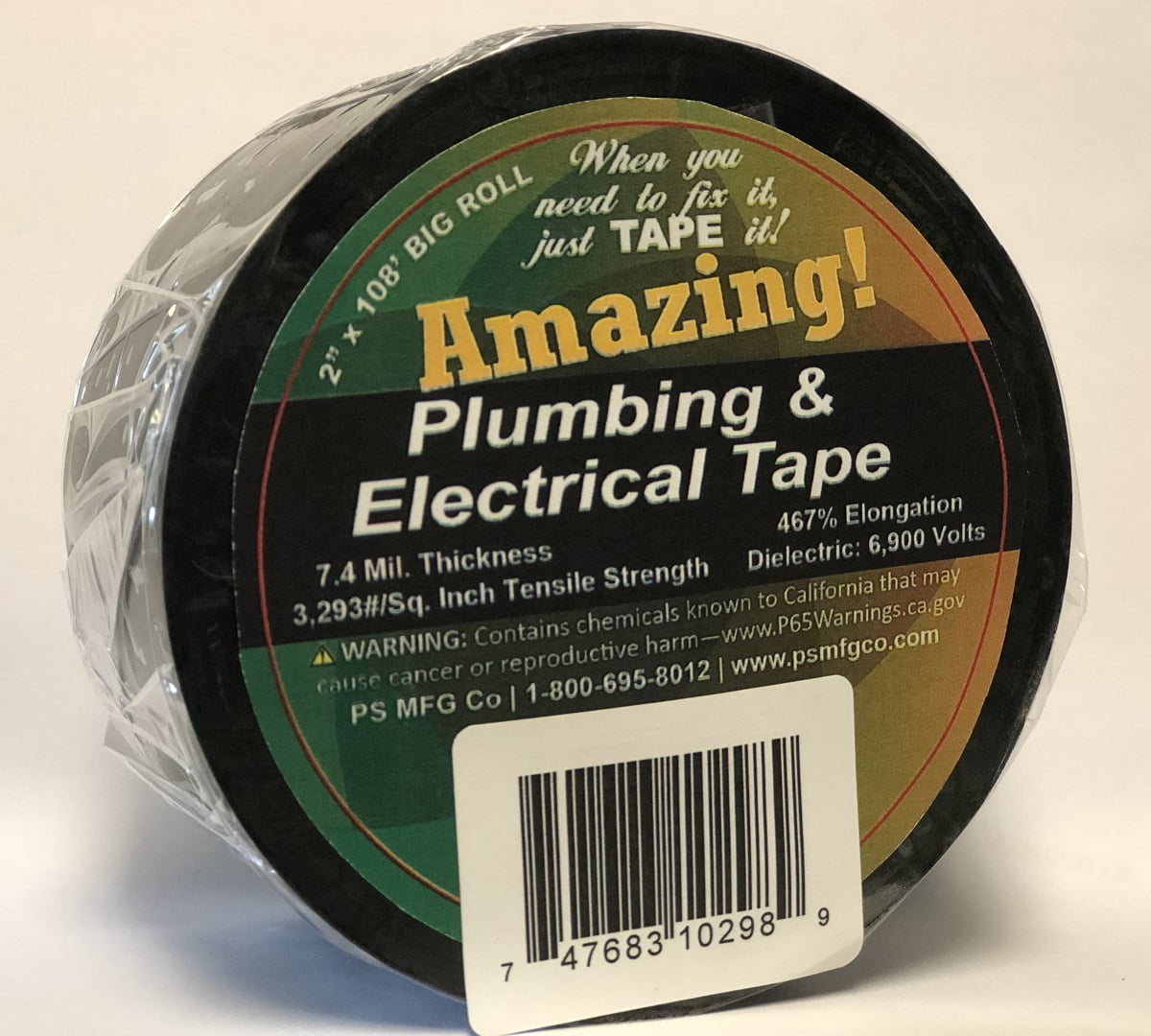 Amazing Tape ATP24 Plumbing &amp; Electrical Tape Black