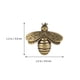 thumbnail image 5 of WORGEOUS Colgante especial premium de latón con colgante de abeja para decoración de llavero, 5 of 7