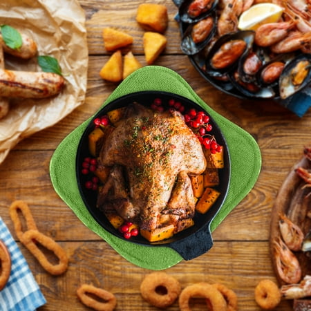 

KEVCHE Microwave Bowl Cozy Safe Hot Bowl Holder Heat Resistant Bowl Cozies For Soup & Rice & Pasta Bowls - Green