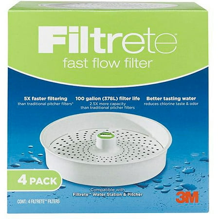 Filtrete 100 Gallon Fast Flow Replacement Filter, FFRF01-WH-4