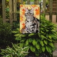 thumbnail image 2 of American Shorthair Fall Leaves Garden Flag, 2 of 3