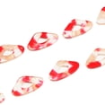 thumbnail image 3 of 10 piezas de acrílicos, colgantes, pendientes DIY, fabricación de joyas, rojo Jinwen Colgantes de los encantos de acrílico, 3 of 8