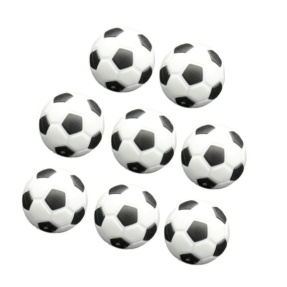 BIBABLYKE 8Pcs Table Soccer Foosballs Replacements Foosballs Table Balls Enduring Tabletop Game Small Football Table Soccer Balls