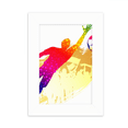 thumbnail image 1 of Football Goalkeeper Blocks Soccer Desktop Photo Frame Picture Display Decoration Art Painting, 1 of 3