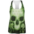 thumbnail image 1 of Halloween Cyber Space Alien Skull All Over Womens Work Out Tank Top, 1 of 2