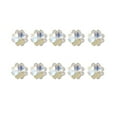 thumbnail image 2 of opvise 10Pcs Nail Ornaments Sparkling Vibrant Color Shiny Visual Effect Dazzling Four Leaf Clover Nail Art Jewelry Crafts for Nail Salon, 2 of 8