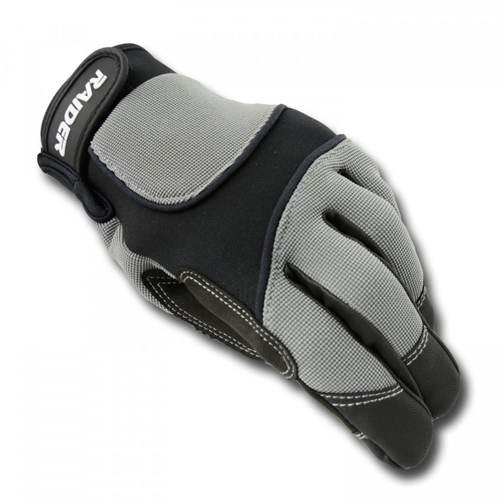 Silver, Medium Raider Unisex-Adult MX Gloves 