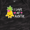 thumbnail image 4 of Inktastic I Love My Auntie with Pineapple Girls Baby Bodysuit, 4 of 5