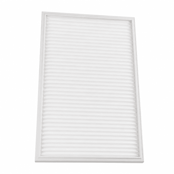 Florenta Cordless Polyester Pleated Window Shades,White,23.62" x 59.06"