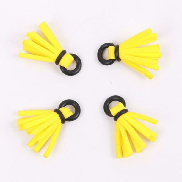 4x Portable Nylon Floating Strike Indicator Floats Fly Fishing Accessories  Color:Foam-Style-yellow 