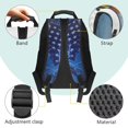 thumbnail image 4 of Jeiento Baseball 4 Piece Girls School Backpack Set with Lunch Box Pencil Case Water Bottle Holder American Flag 17 Inch Large Capacity Schoolbag with Adjustable Padded Straps for Elementary, 4 of 7